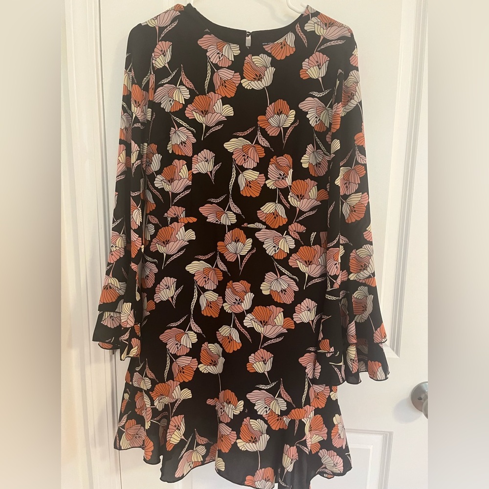 Who What Wear Floral Retro Dress